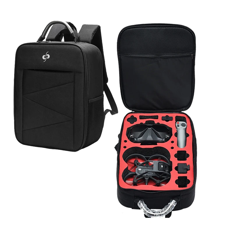 Drone Backpack - กระเป๋าเป้สะพายหลังแบบพกพา ไนลอนกันน้ำ สำหรับใส่แว่นตา V2 G2 แบตเตอรี่