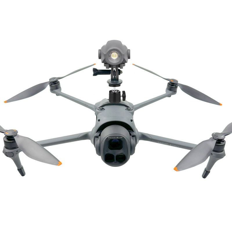 Drone Strobe Light - ไฟฉายค้นหาสำหรับการบิน 1 ชุด ไฟเตือน SOS พร้อมฐานยึดสำหรับ