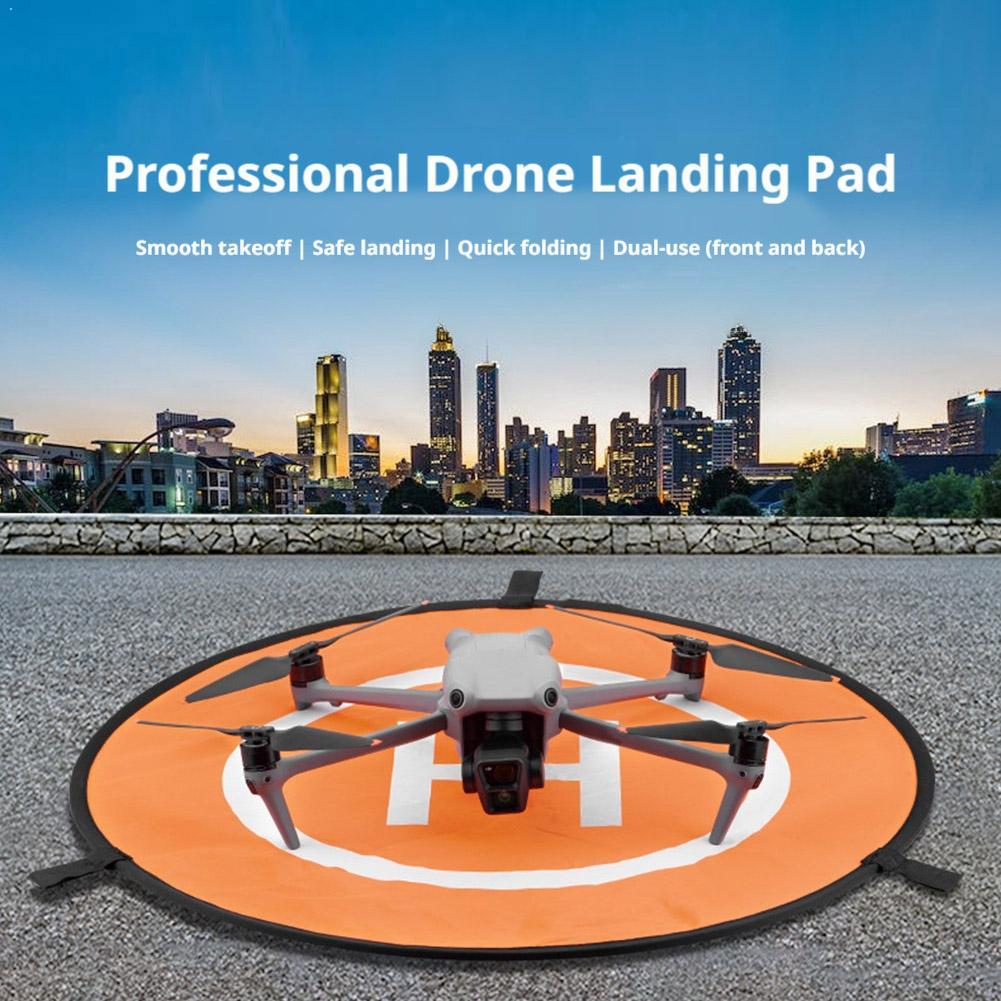 Drone Landing Pad - แผ่นลงจอดโดรนขนาด 75 ซม. กันน้ำ พกพาสะดวก สำหรับ