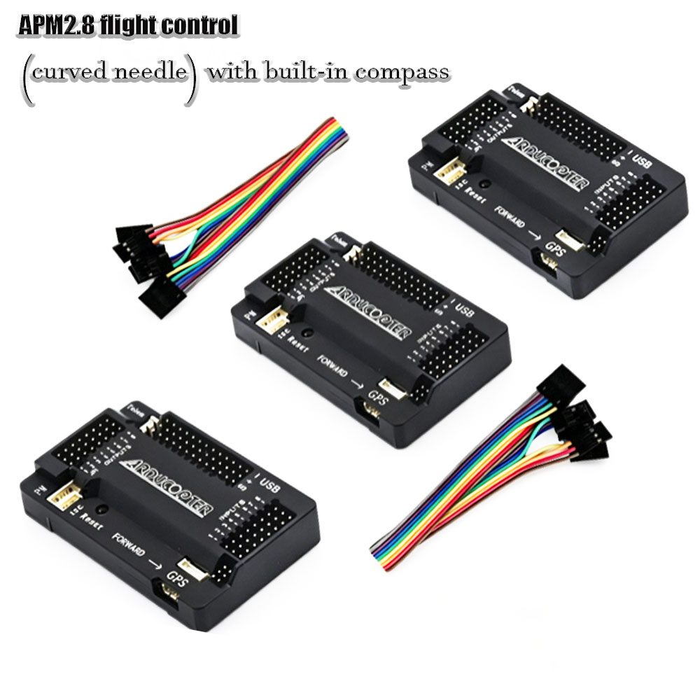 Drone Battery Adapter - APM 2.8 บอร์ดควบคุมการบิน โมดูลเข็มทิศในตัวสำหรับโดรนมัลติโรเตอร์ RC FPV