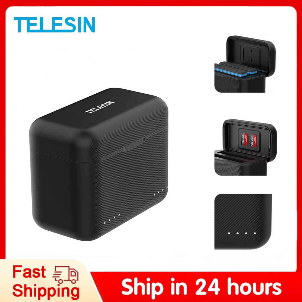 Drone Charging Hub - TELESIN สําหรับ Insta360 X3 X4 แบตเตอรี่
