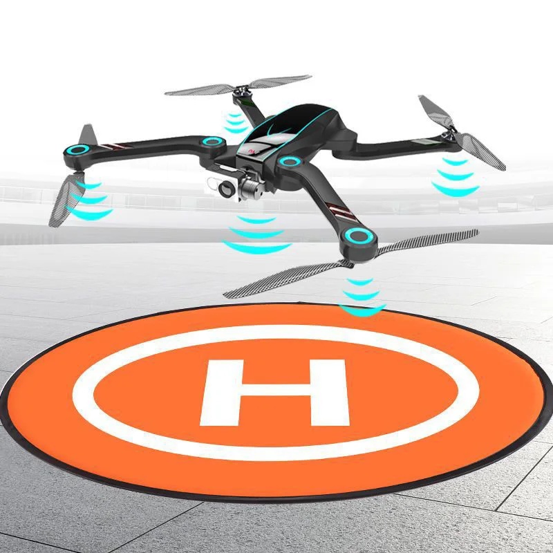 Drone Landing Pad - แผ่นรองลงจอดแบบพับได้ 55 ซม. สำหรับโดรน RC –