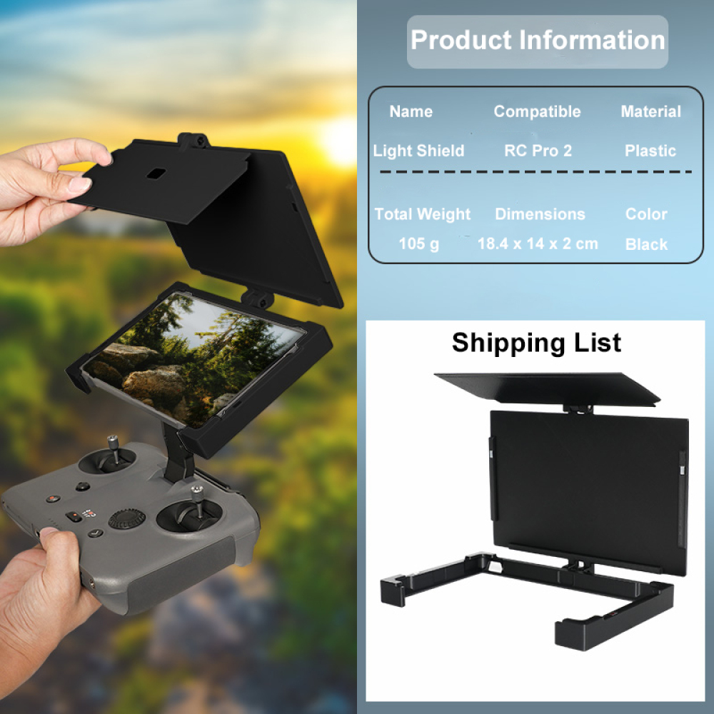 Drone Sun Shade - ใหม่สำหรับ RC Pro 2 ที่บังแดดสำหรับ DJI