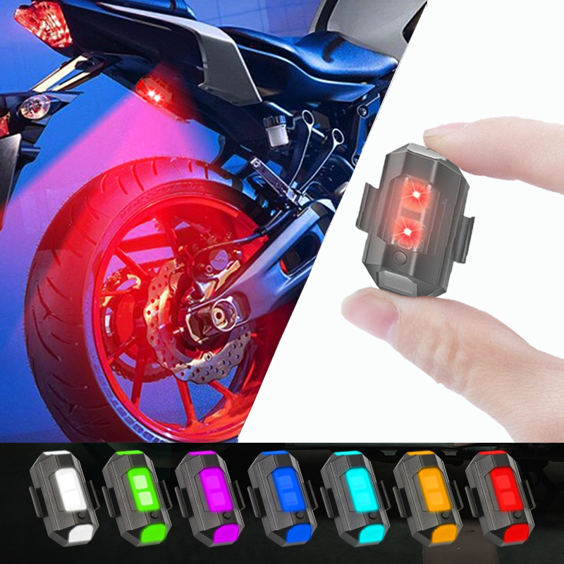 Drone Strobe Light - ไฟมอเตอร์ไซค์ ไฟโดรน ไฟสโตรบ 7 สี มินิ