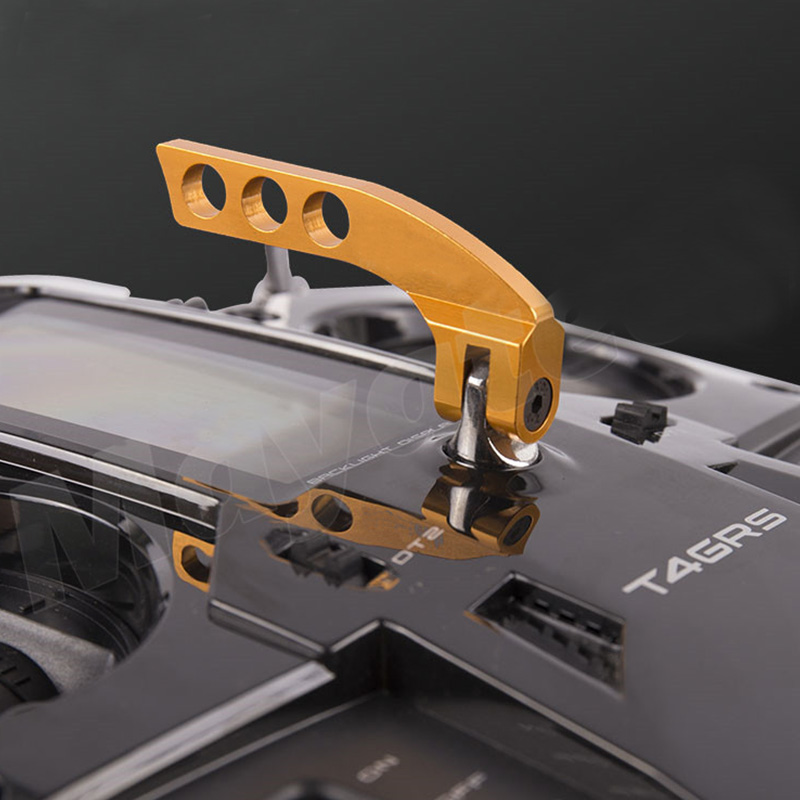 Drone Neck Strap - อลูมิเนียมอัลลอยด์แนวตั้งแนวนอน3-Hole Transmitterสายคล้องคอBalancerสำหรับRC Drone Quadcopterรีโมทคอนโทรล