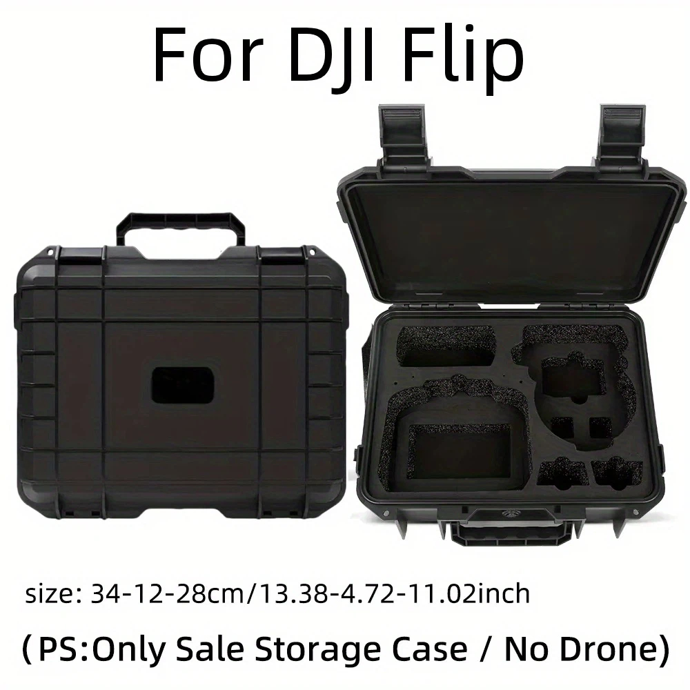 Drone Hard Shell Case - สำหรับกล่องเก็บของแบบแข็ง DJI Flip ใช้ได้กับ RC N3/RC