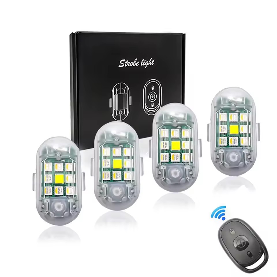 ไฟ LED สโตรบไร้สายแบบรีโมทคอนโ - Drone Strobe Light บทวิจารณ์และราคา