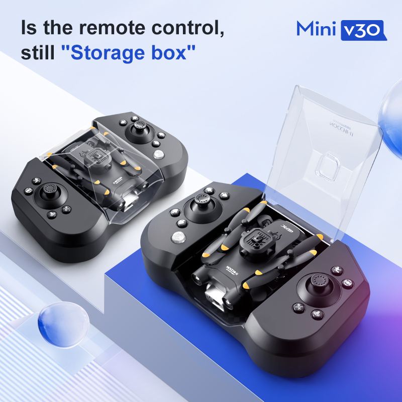 Mini V30 WiFi FPV Drone 4K HD  - Drone Controller Screen บทวิจารณ์และราคา