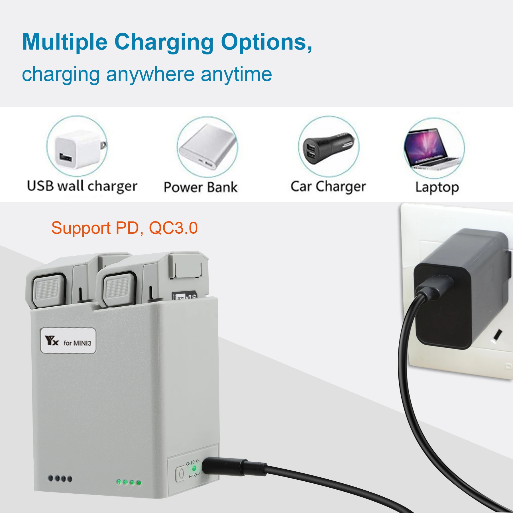 ฮับชาร์จสำหรับ DJI MINI 4 Pro  - Drone Charging Hub บทวิจารณ์และราคา