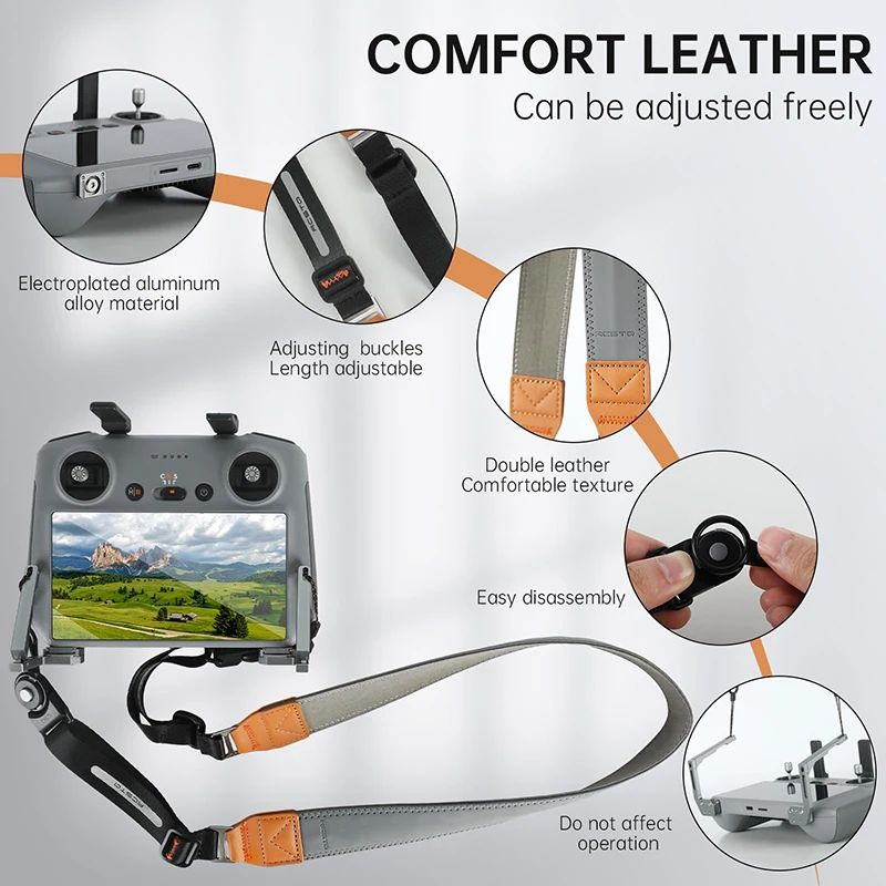 RCSTQ สําหรับ DJI RC/ RC 2 Dro - Drone Remote Controller Lanyard บทวิจารณ์และราคา
