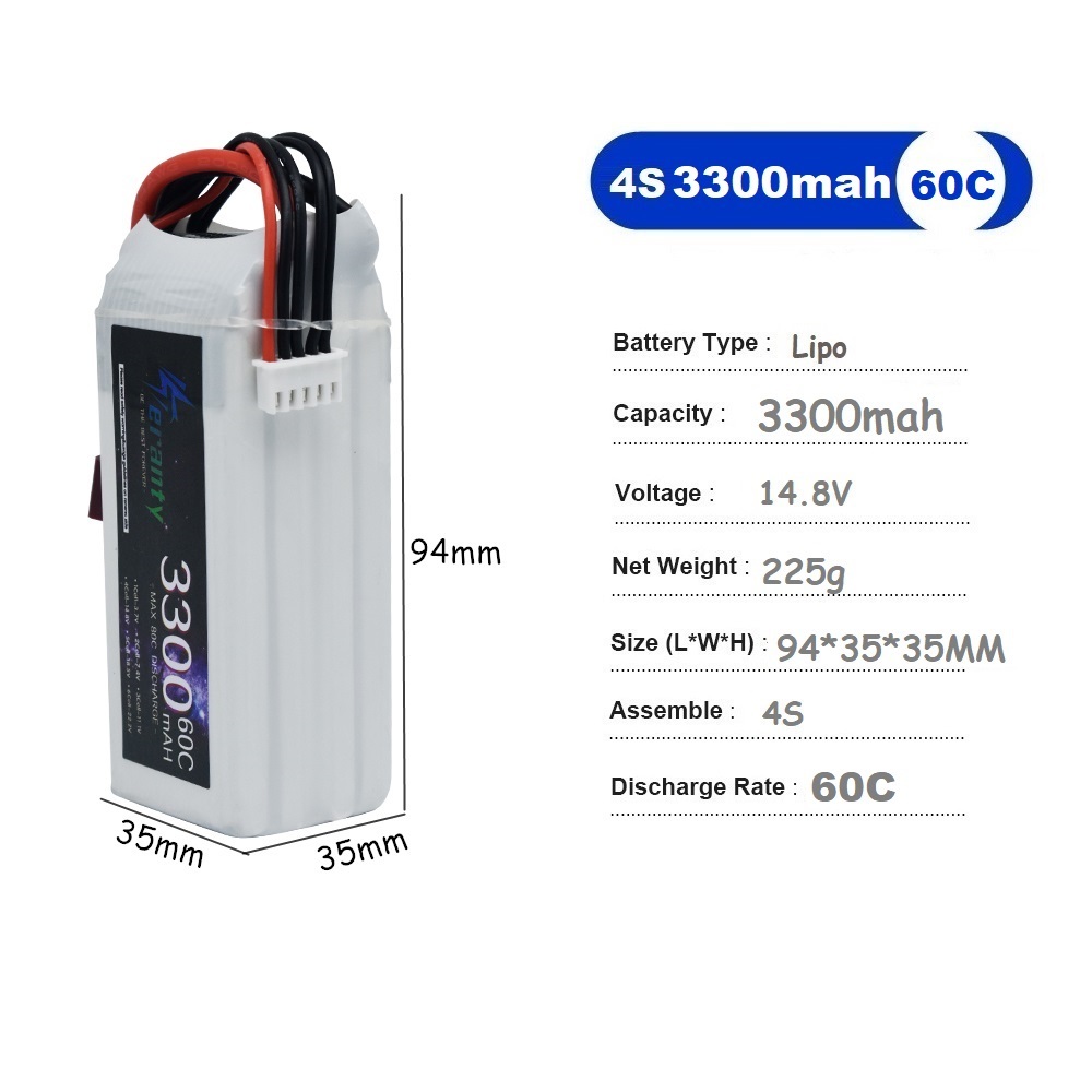 Lipo แบตเตอรี่แบบชาร์จไฟได้4S  - Drone Battery Adapter บทวิจารณ์และราคา