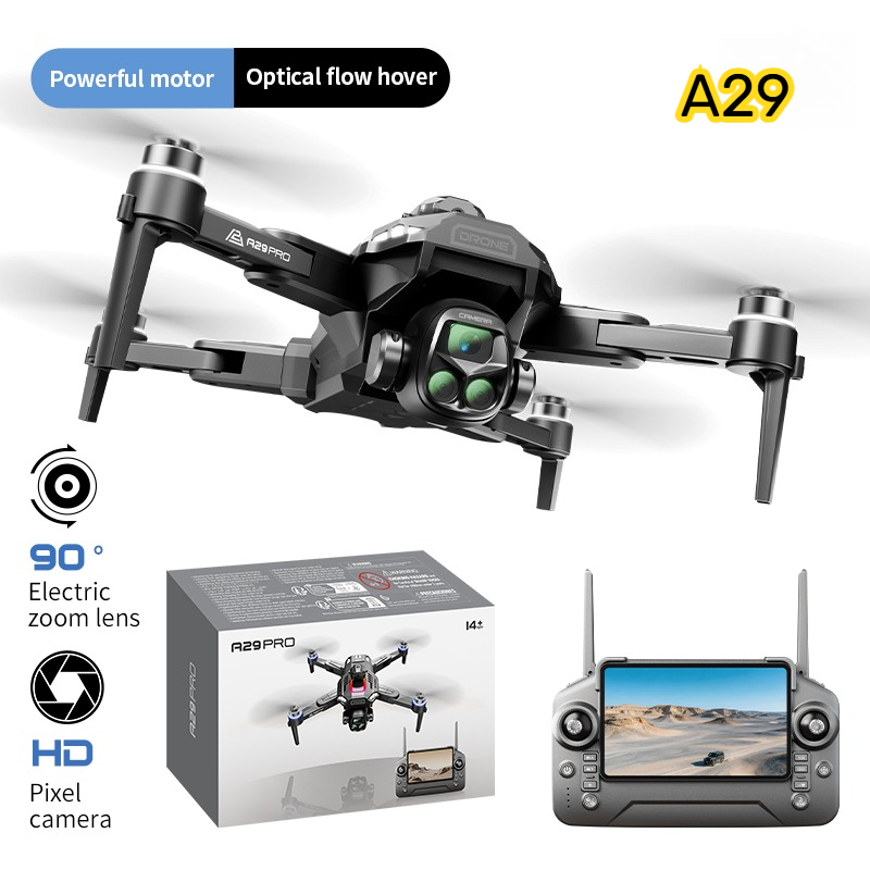 โดรน RC FPV Quadcopter A29 สไต - Drone Controller Screen บทวิจารณ์และราคา