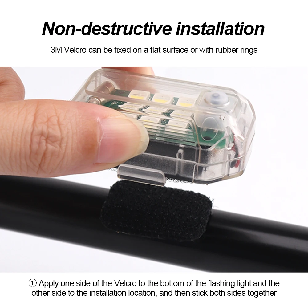 รีโมทคอนโทรลไร้สาย LED เครื่อง - Drone Strobe Light บทวิจารณ์และราคา