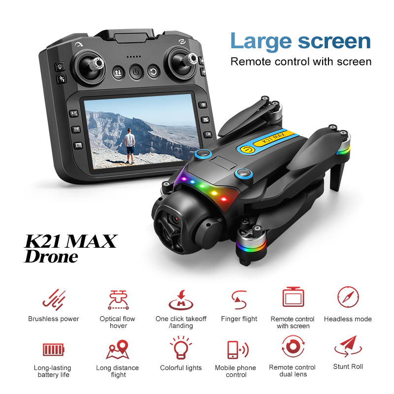 โดรนถ่ายภาพทางอากาศกลางแจ้ง กล - Drone Controller Screen บทวิจารณ์และราคา