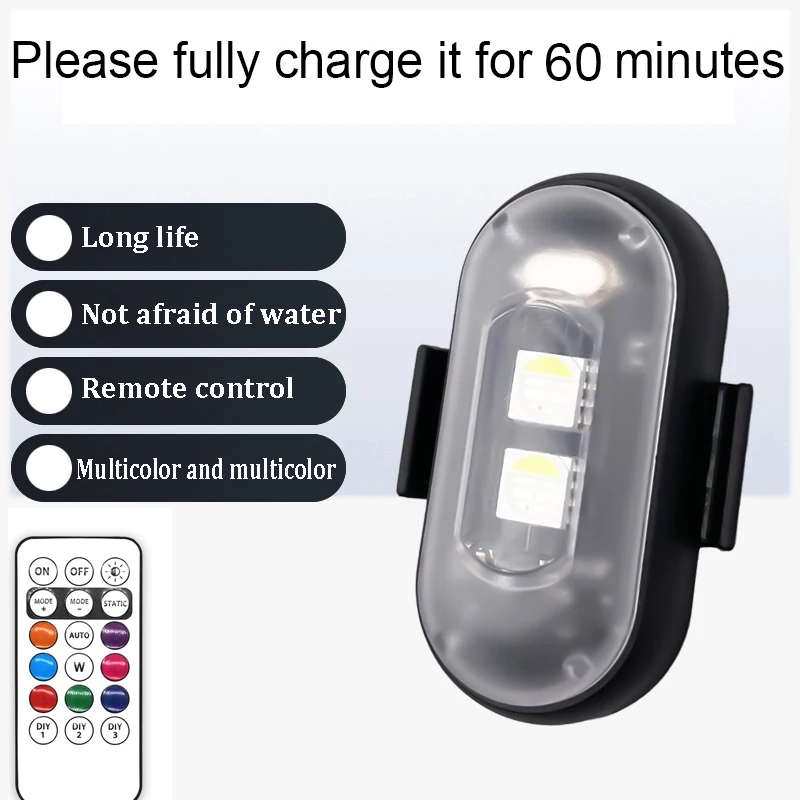 ไฟแฟลชรถยนต์ LED ควบคุมระยะไกล - Drone Strobe Light บทวิจารณ์และราคา