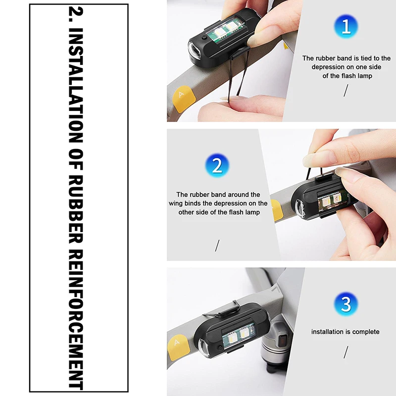 ไฟสัญญาณแม่เหล็กขนาดเล็กแบบ LE - Drone Strobe Light บทวิจารณ์และราคา