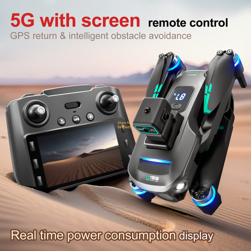 8K กล้องคู่ 5G WIFI FPV รีโมทค - Drone Power Bank บทวิจารณ์และราคา
