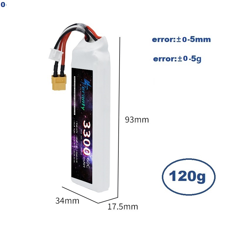 2S 7.4V LiPo แบตเตอรี่ 3300mAh - Drone Battery Adapter บทวิจารณ์และราคา