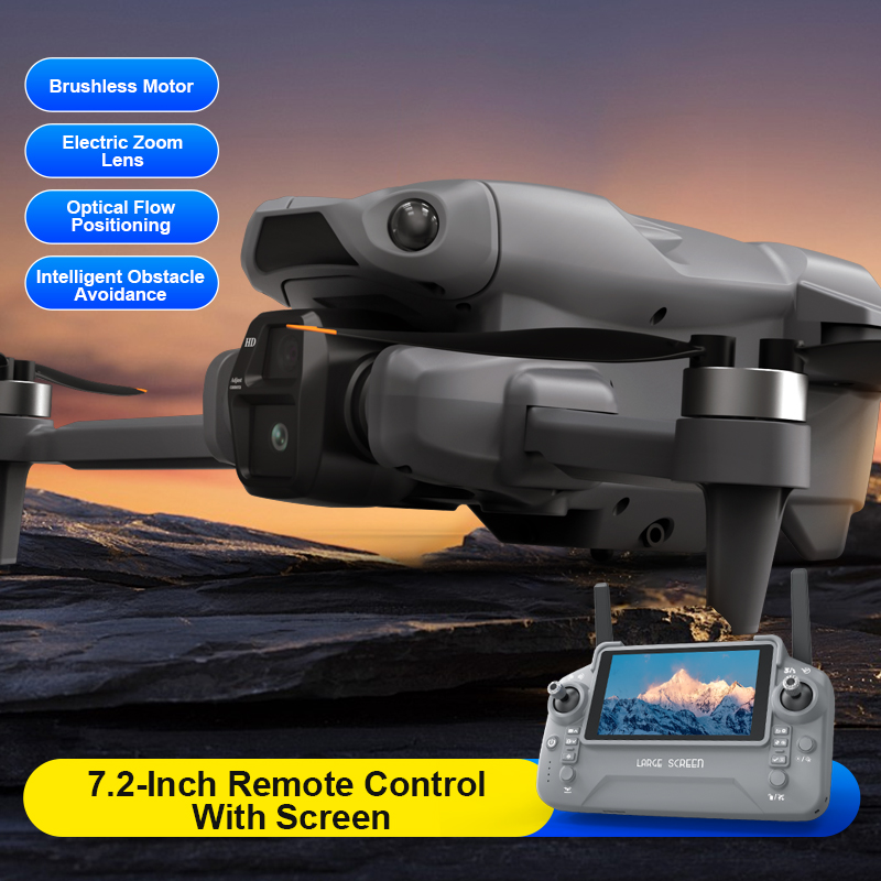 โดรนถ่ายภาพทางอากาศ LF682 8K H - Drone Controller Screen บทวิจารณ์และราคา