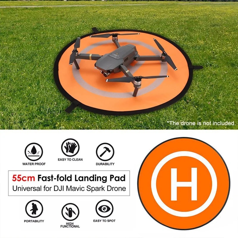 แผ่นรองลงจอดแบบพับได้ 55 ซม. ส - Drone Landing Pad บทวิจารณ์และราคา