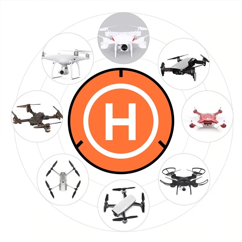 แผ่นรองลงจอดแบบพับได้ 55 ซม. ส - Drone Landing Pad บทวิจารณ์และราคา
