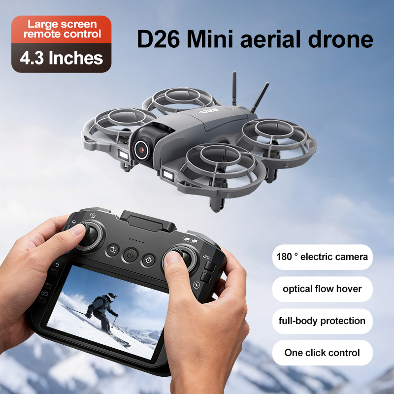 โดรน D26 4K ถ่ายภาพทางอากาศ HD - Drone Power Bank บทวิจารณ์และราคา
