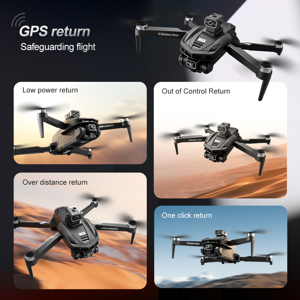 V168 PRO Max GPS Drone 8K Prof - Drone Controller Screen บทวิจารณ์และราคา