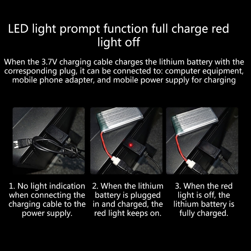 แบตเตอรี่ลิเธียม 3.7V สายชาร์จ - Drone Power Bank บทวิจารณ์และราคา