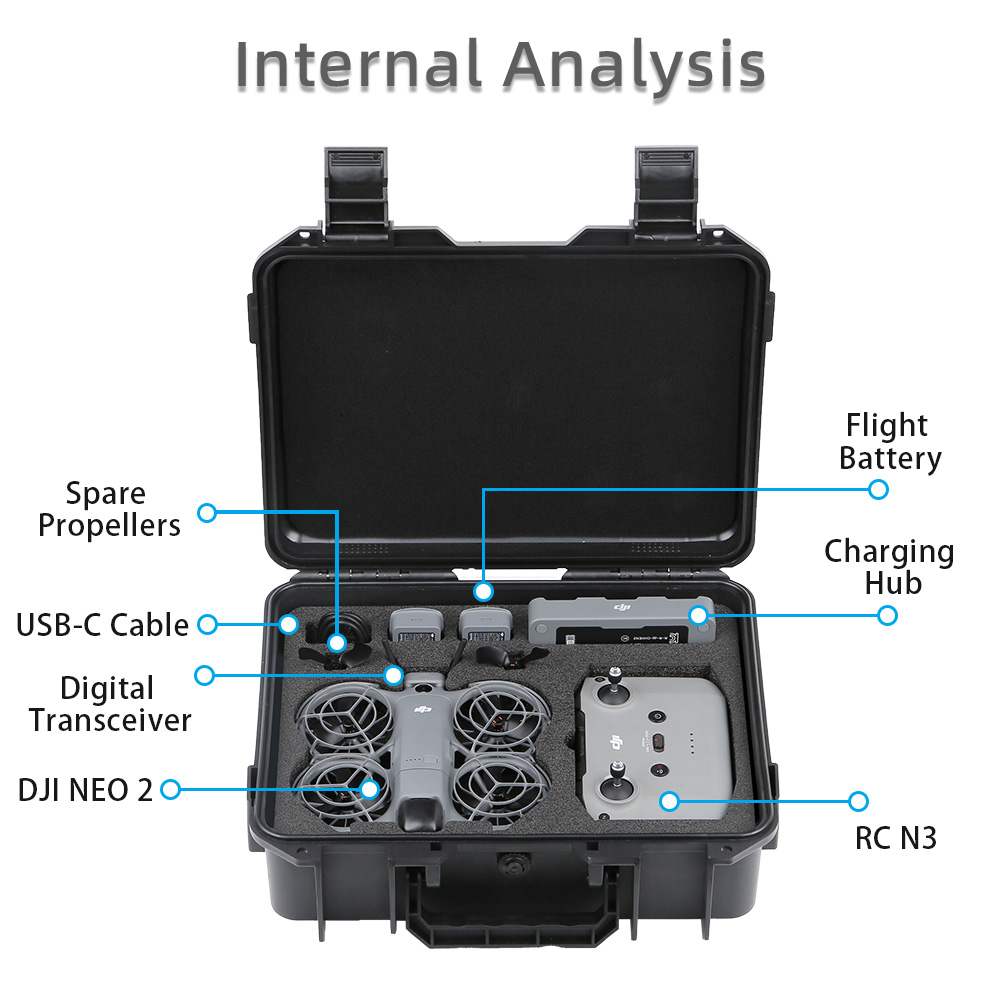 สำหรับ DJI NEO 2 กระเป๋าใส่เคส - Drone Hard Shell Case บทวิจารณ์และราคา