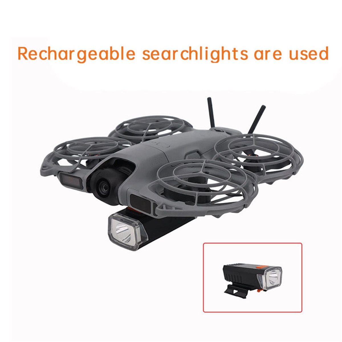 ไฟฉายแบบชาร์จได้ DTC5 สำหรับอุ - Drone Beacon Light บทวิจารณ์และราคา