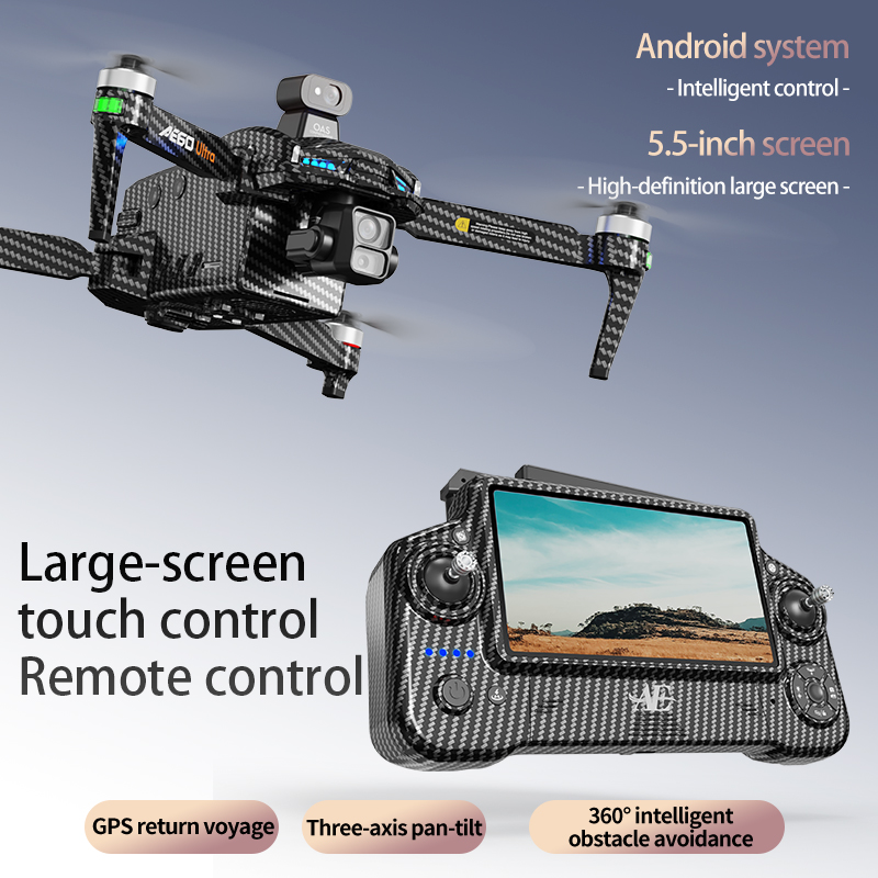 โดรน AE60 GPS ระดับมืออาชีพ กล - Drone Controller Screen บทวิจารณ์และราคา