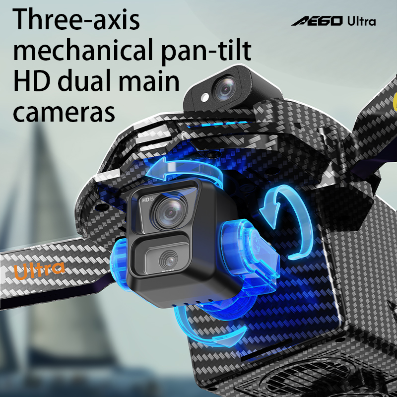 โดรน AE60 GPS ระดับมืออาชีพ กล - Drone Controller Screen บทวิจารณ์และราคา