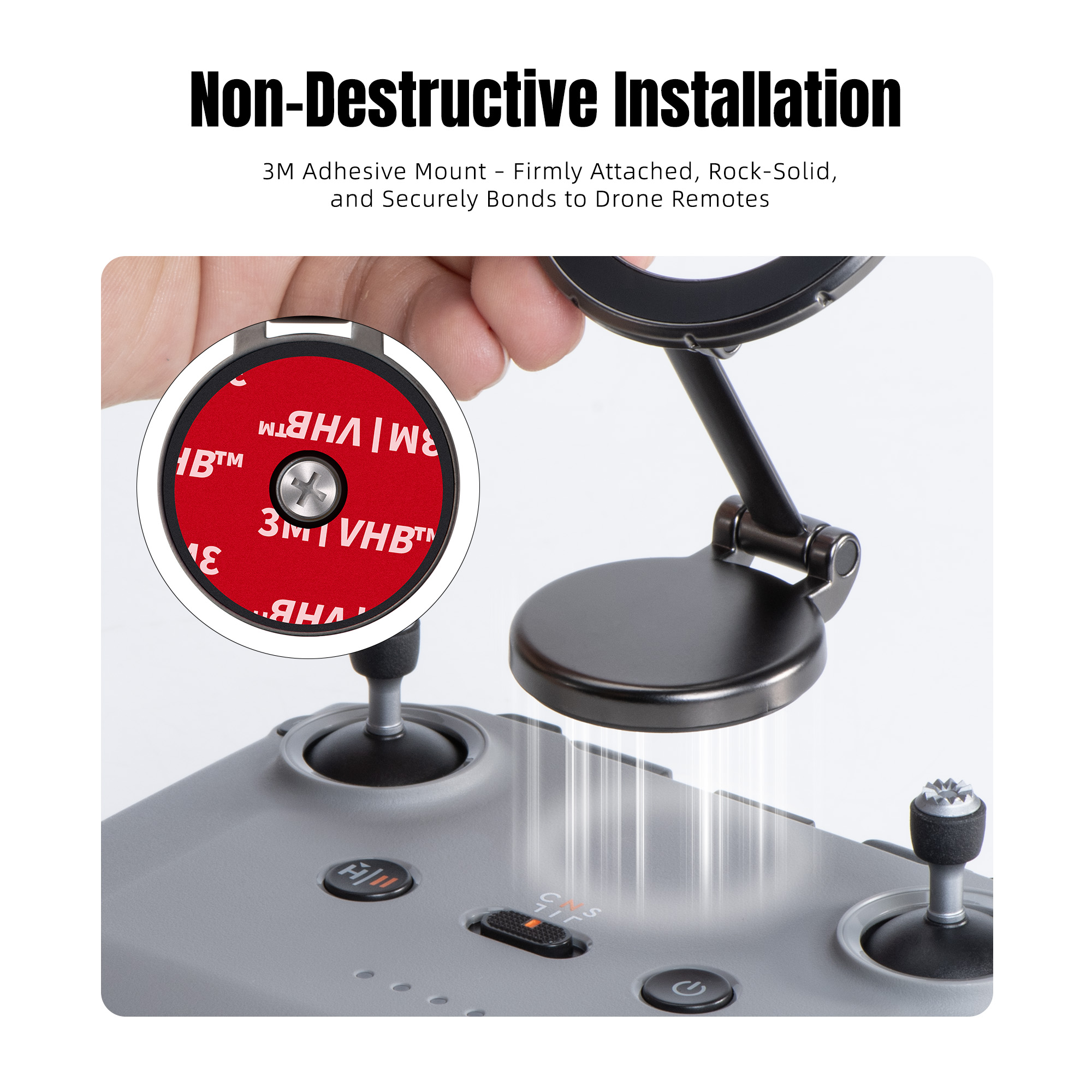 360 °   ขาตั้งโทรศัพท์แบบพับได - Drone Tablet Mount บทวิจารณ์และราคา