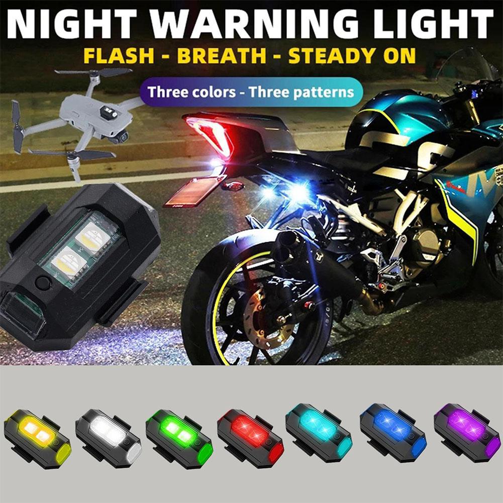 2 ชิ้น Mini LED Strobe ไฟตกแต่ - Drone Strobe Light บทวิจารณ์และราคา