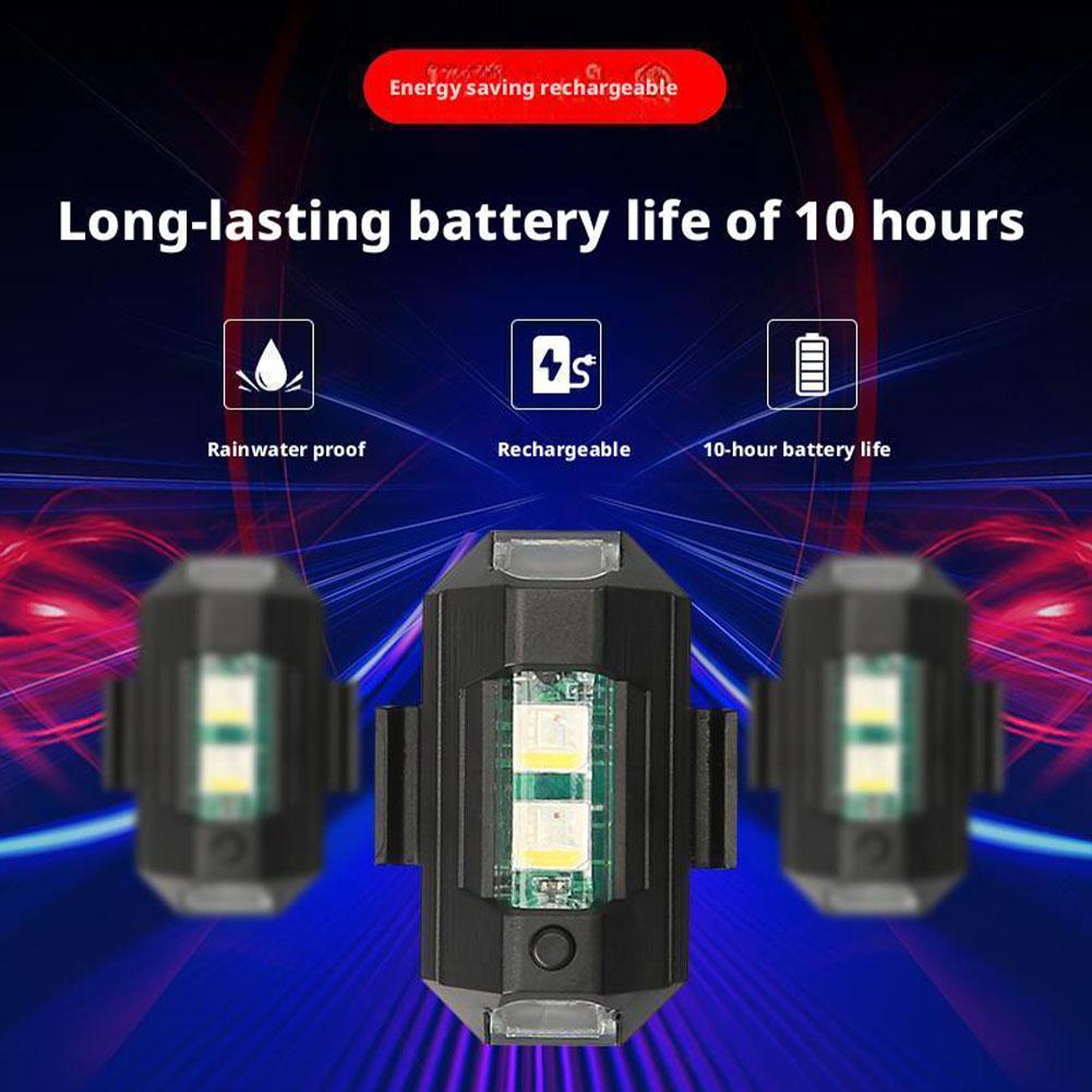 2 ชิ้น Mini LED Strobe ไฟตกแต่ - Drone Strobe Light บทวิจารณ์และราคา