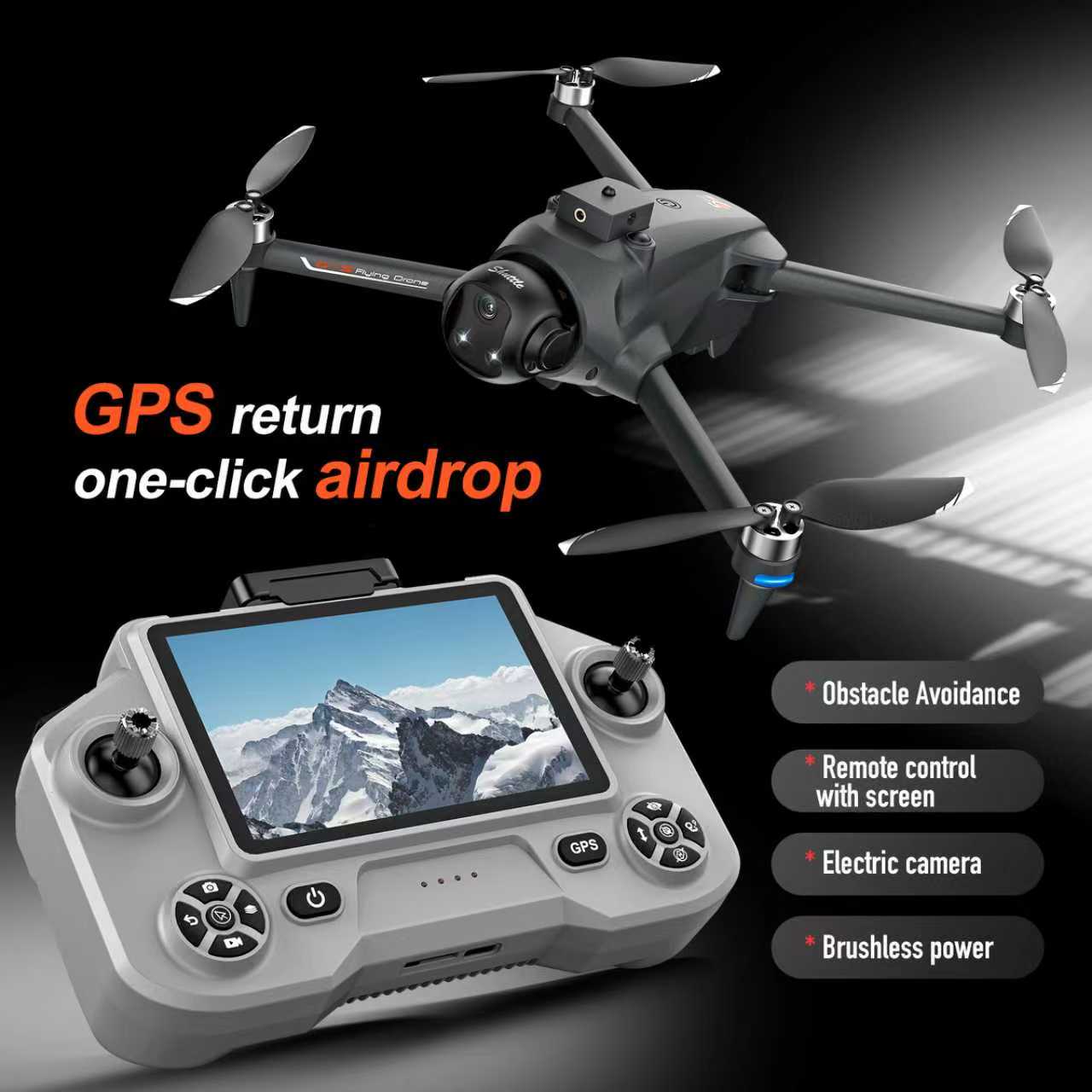 โดรน YL059 FPV GPS Quadcopter  - Drone Beacon Light บทวิจารณ์และราคา